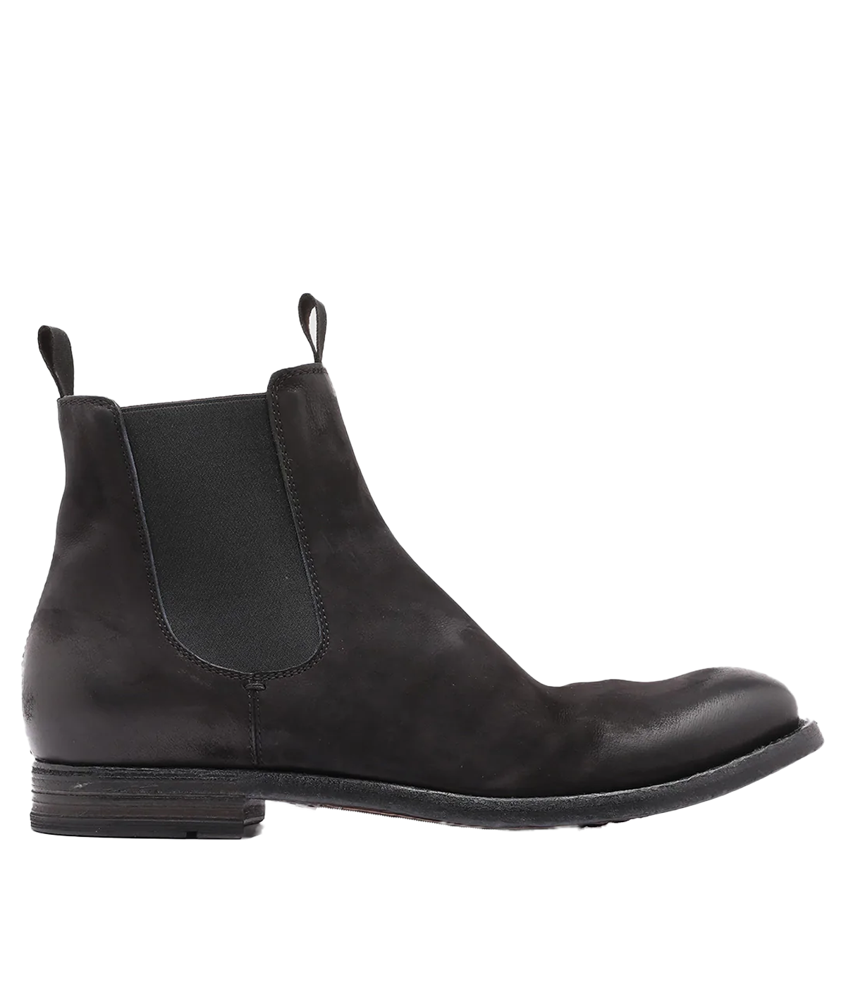 Journal Leather Chelsea Boots in Nero