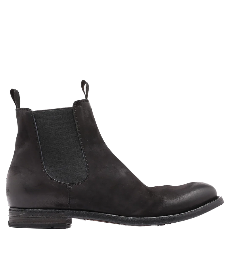 Journal Leather Chelsea Boots in Nero