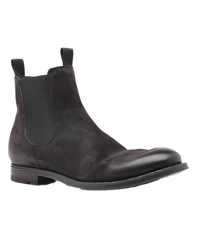 Journal Leather Chelsea Boots in Nero
