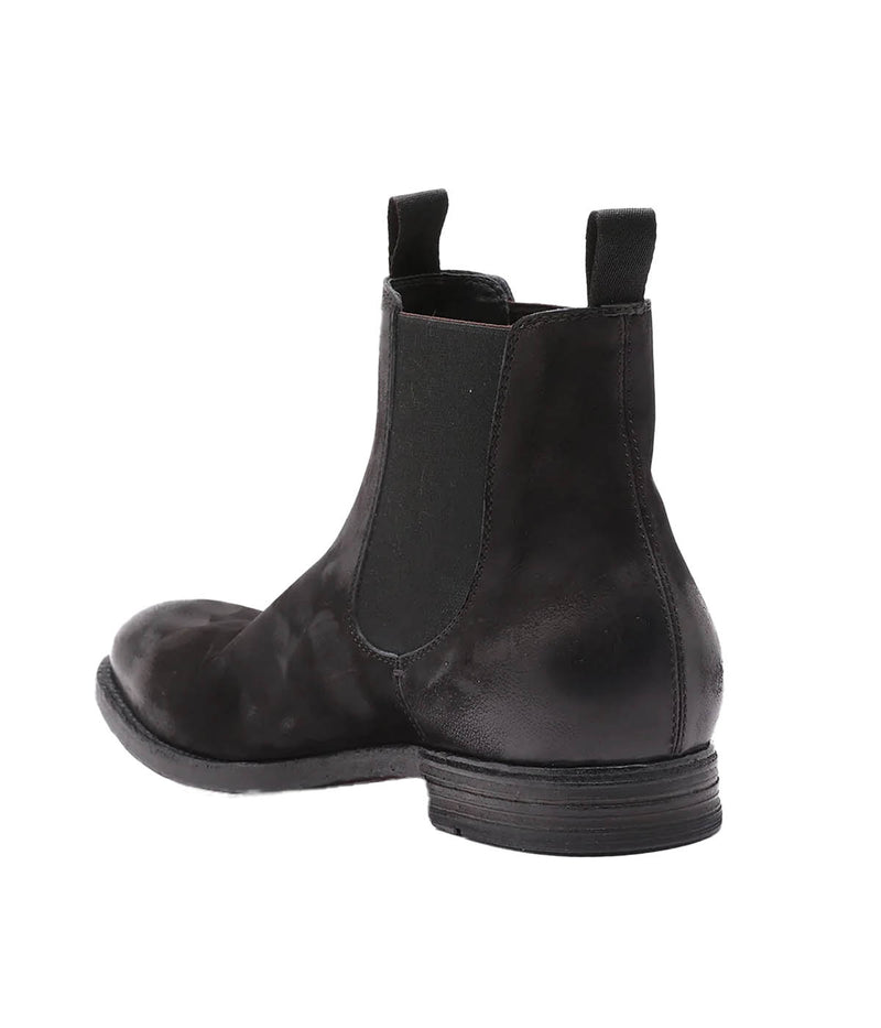 Journal Leather Chelsea Boots in Nero
