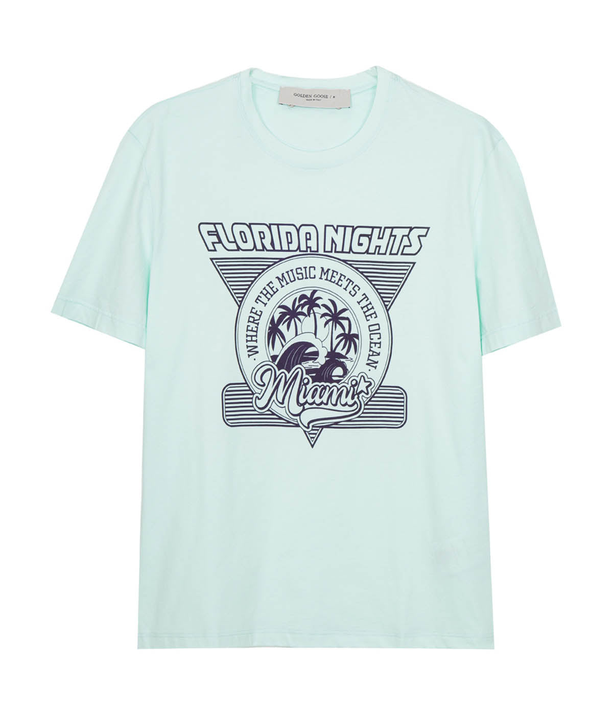 Journey T-Shirt Florida Nights in Light Green & Purple
