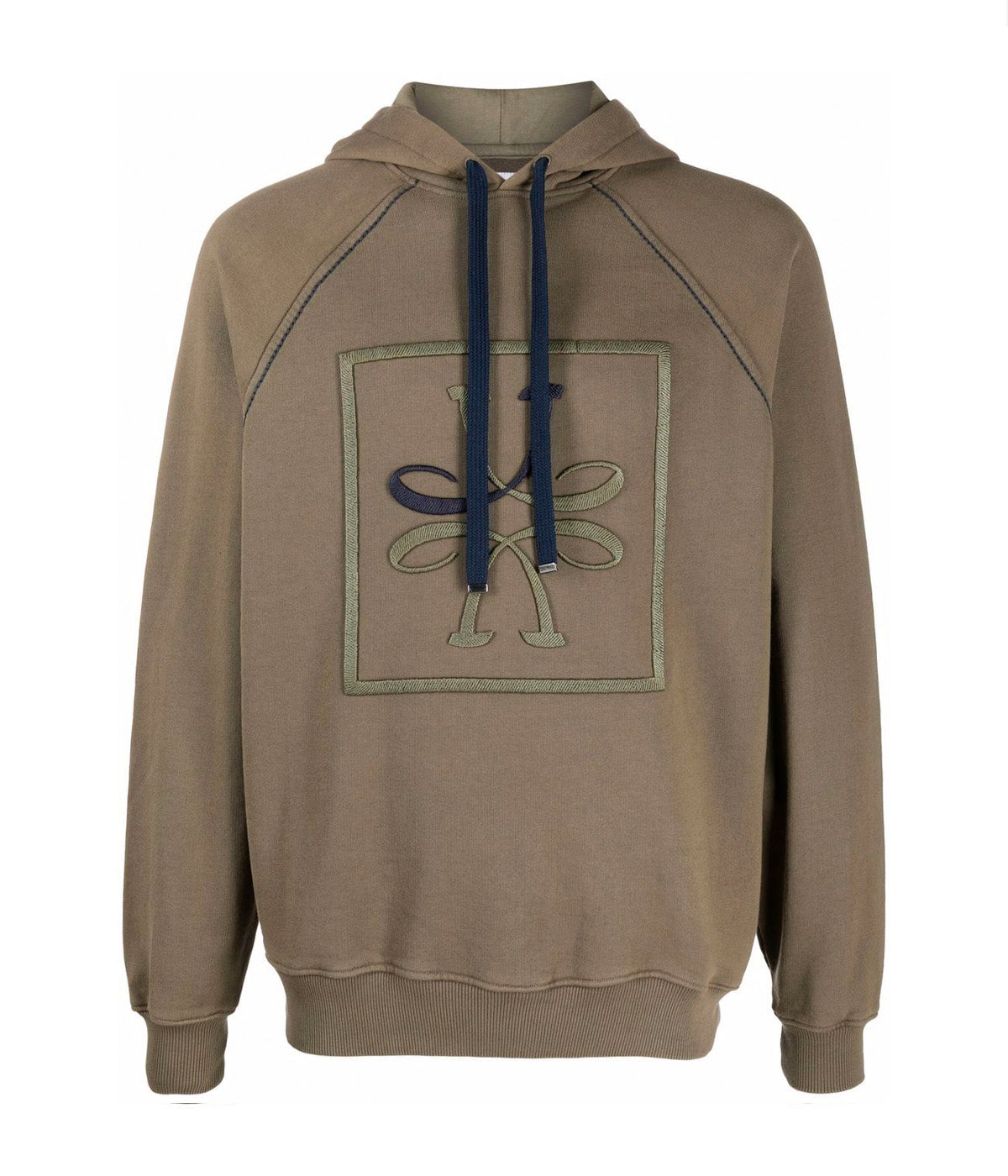 Logo Hoodie in Khaki