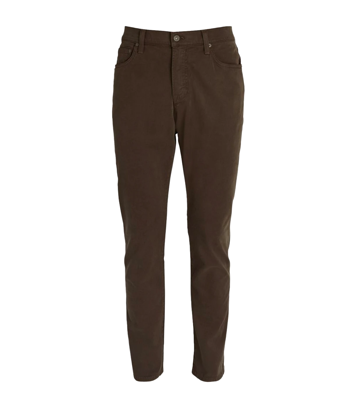 A flat lay of the Citizens of Humanity London Slim Taper jeans, showcasing their clean slim, tapered fit and tonal stitching.