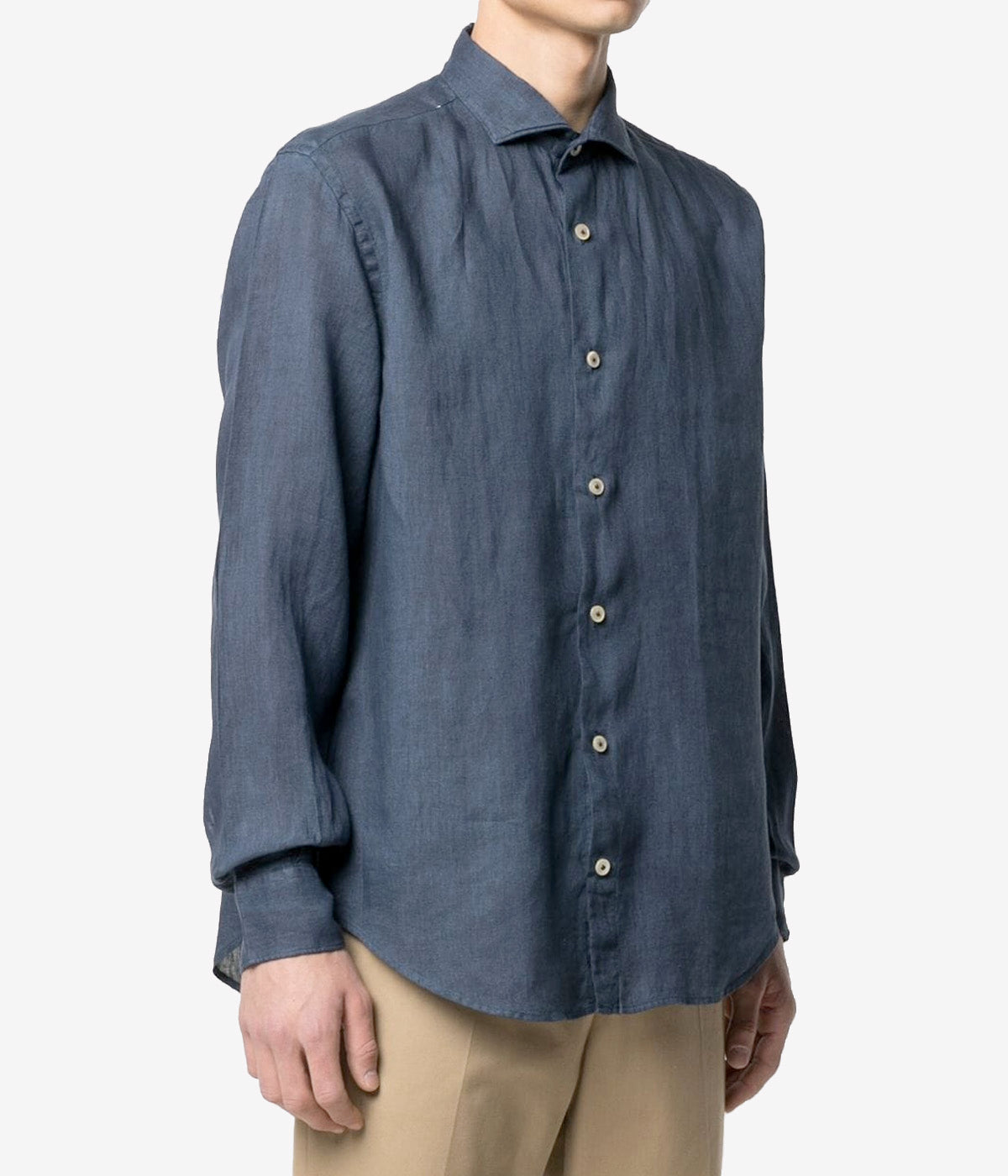 Long Sleeve Dandy Shirt in Blue