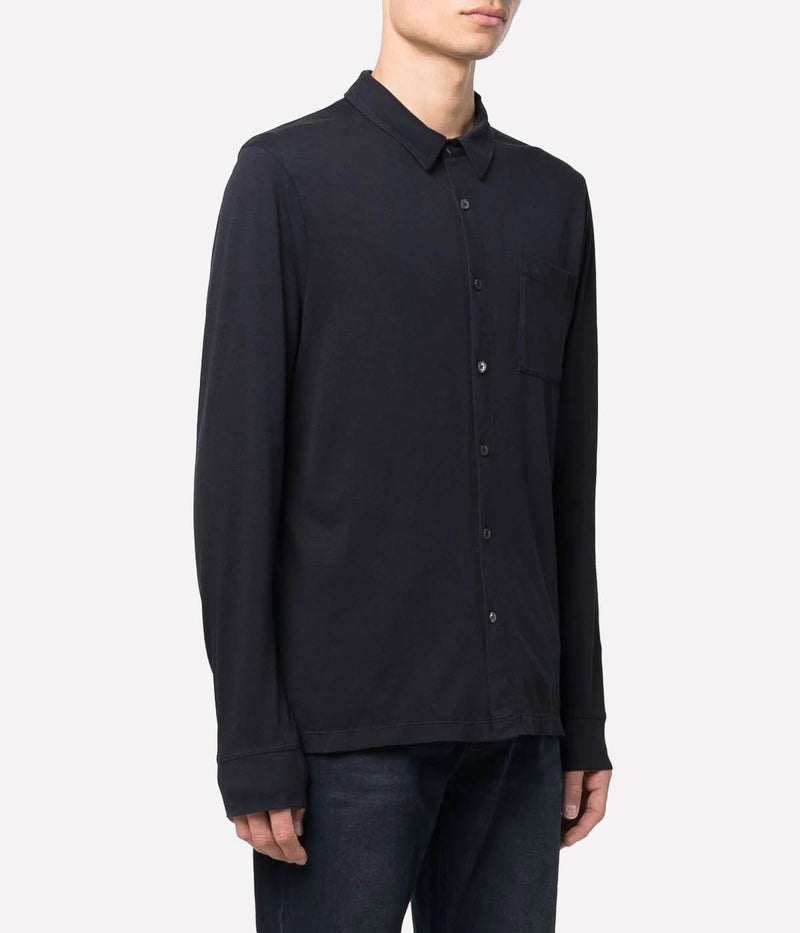 Longsleeve Knit Shirt in Deep