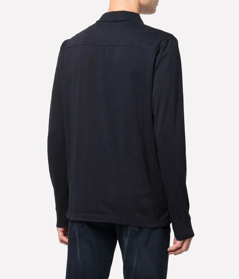 Longsleeve Knit Shirt in Deep