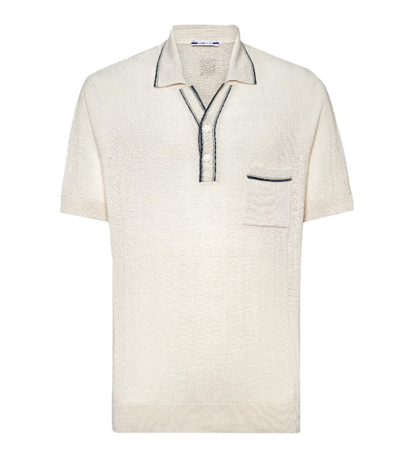 Maglia Polo in White