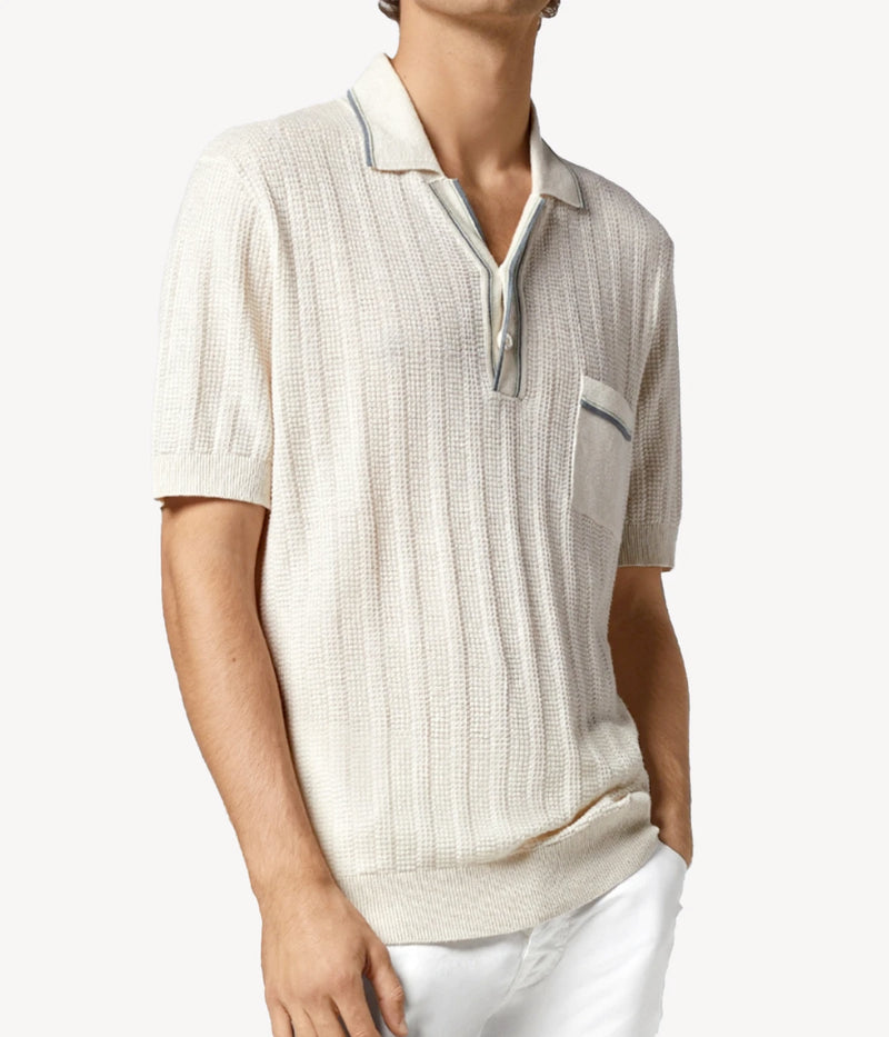 Maglia Polo in White