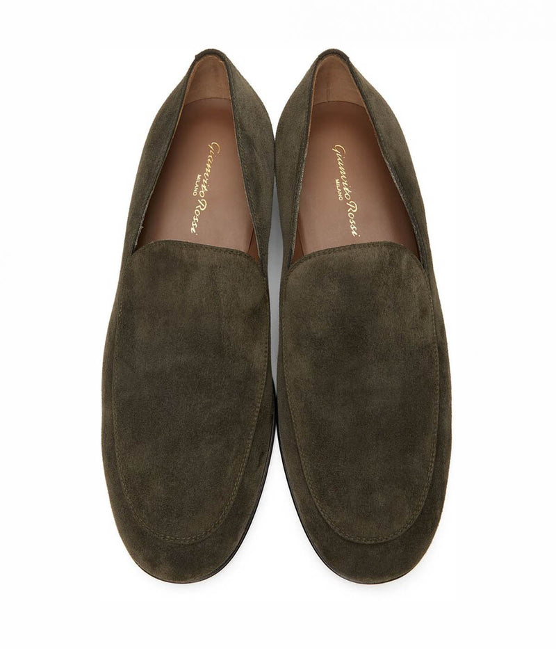 Marcello in Suede Dark Olive