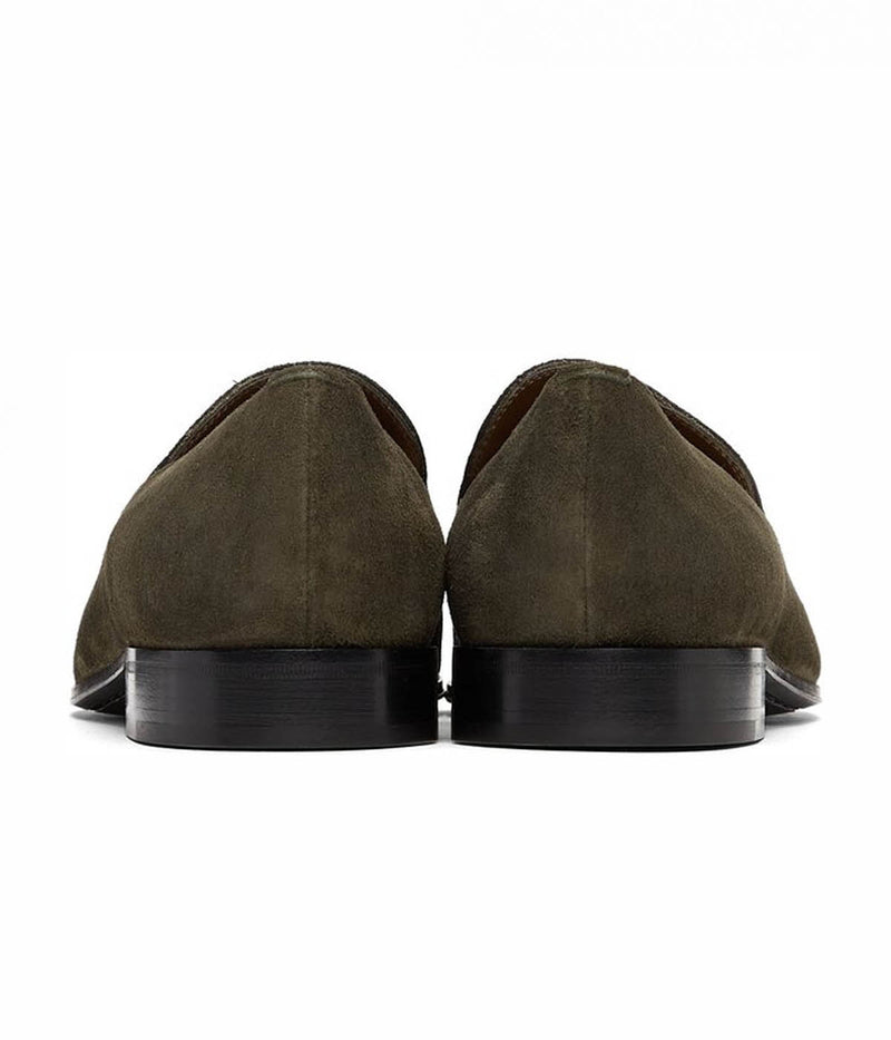 Marcello in Suede Dark Olive
