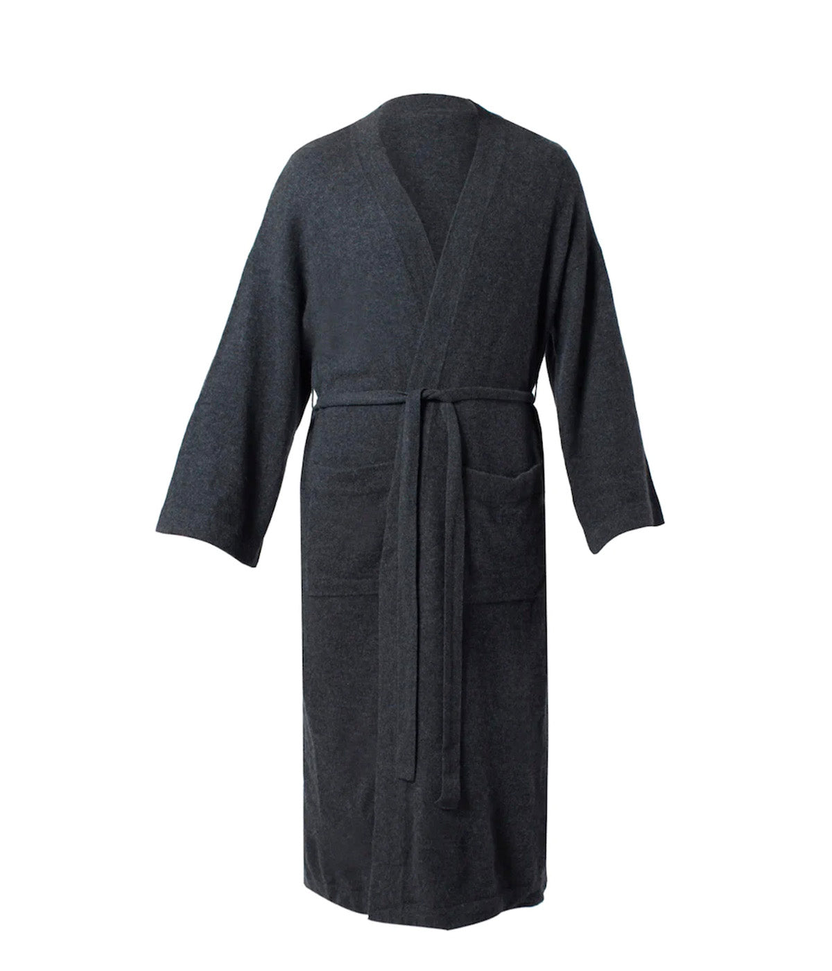 Mens Robe in Charcoal