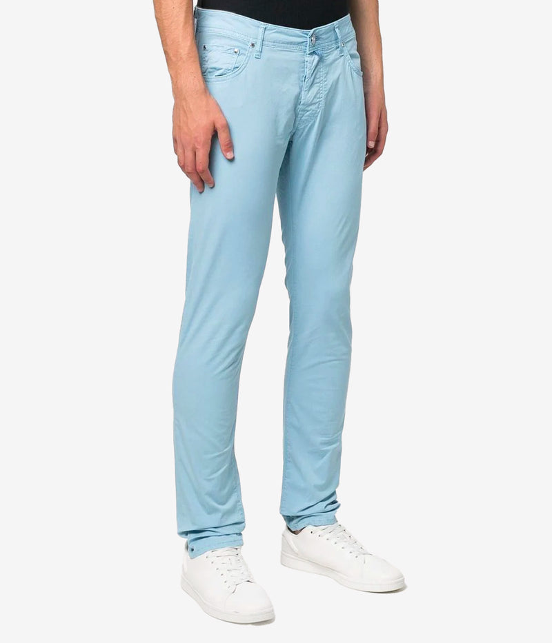 Nick 5 Pocket Slim Fit Jean in Light Blue