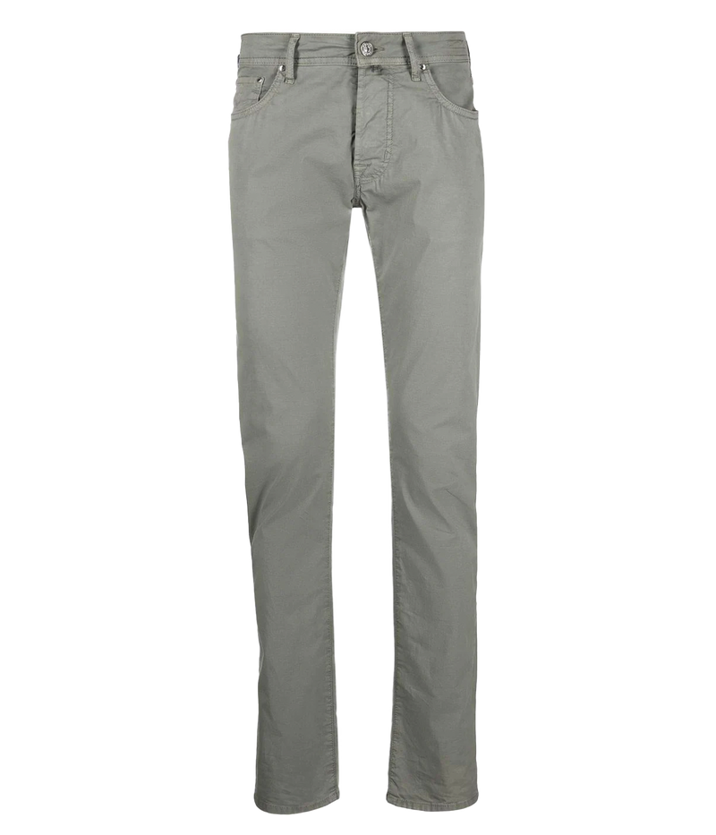 Nick 5 Pocket Slim Fit Pant in Medium Grey