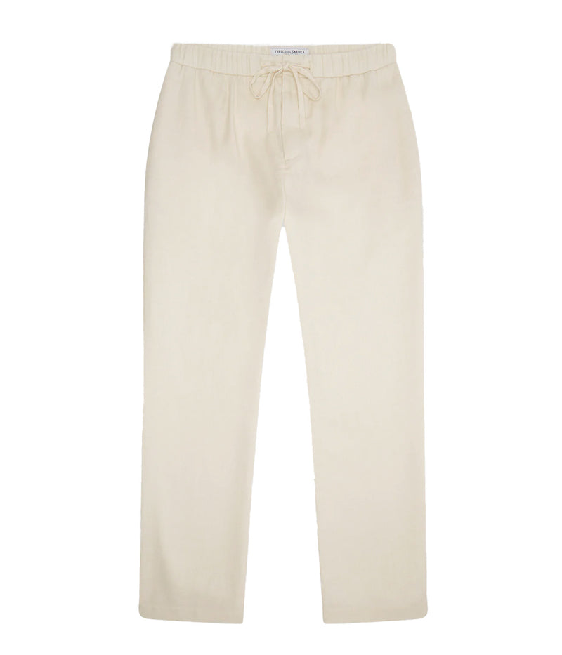 Oscar Linen Chinos in Coconut Milk