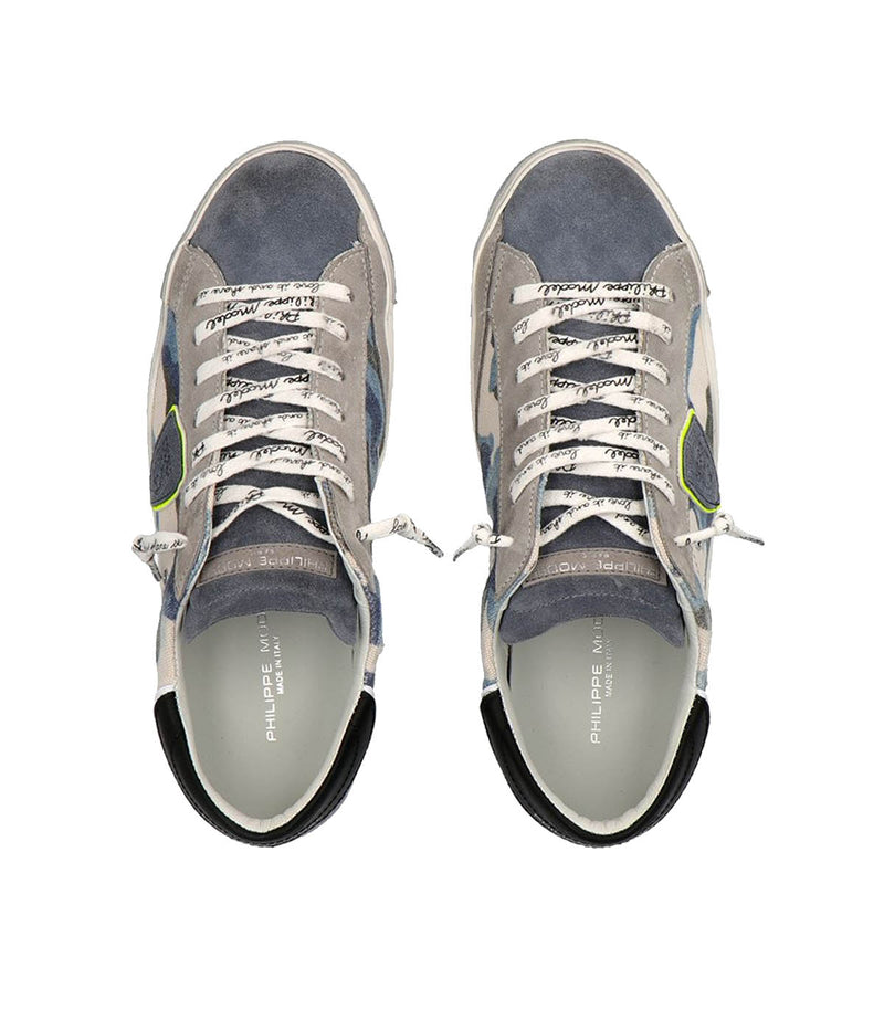 PRSX Low Man in Camouflage Bleu Beige