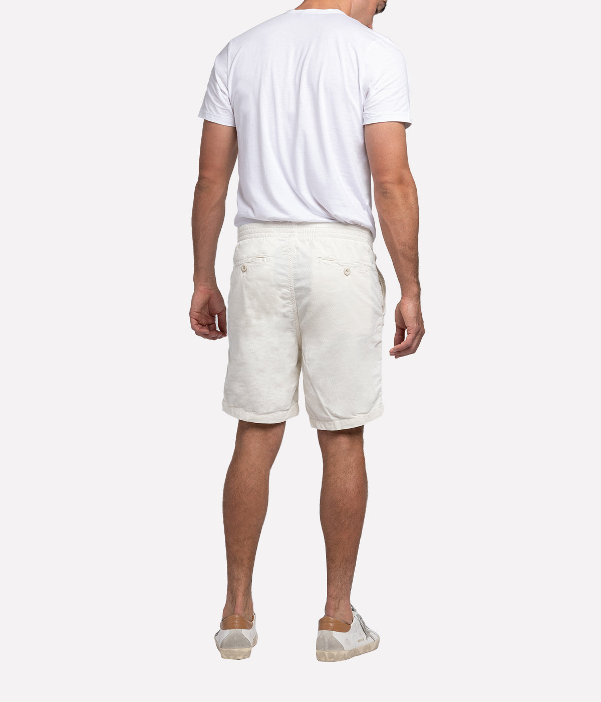 Gimmy Woven Short in Chalk
