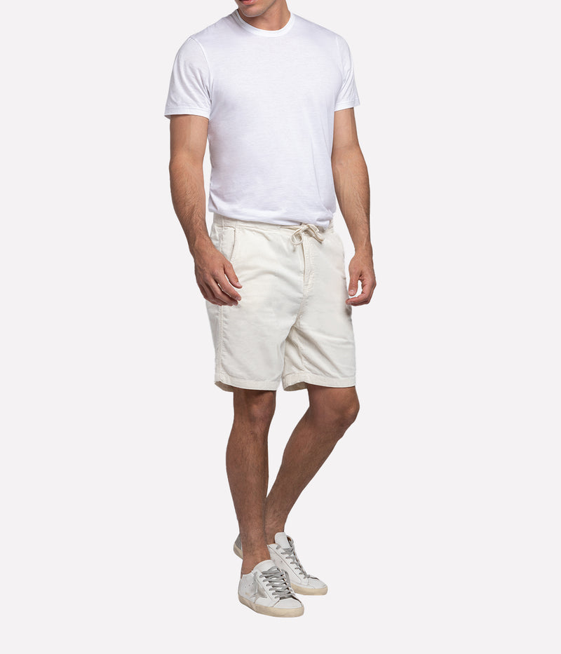 Gimmy Woven Short in Chalk