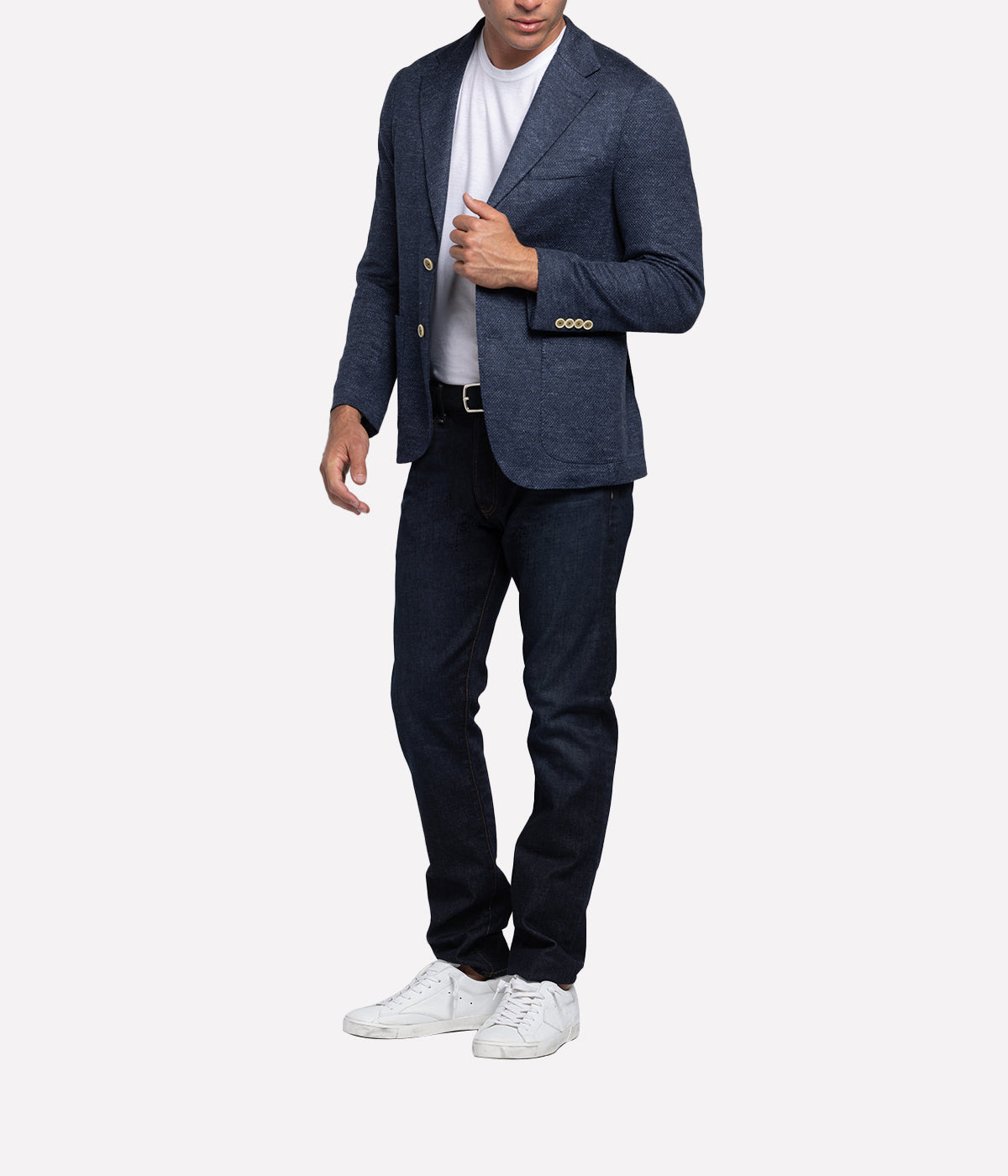 Single Breated Suit & Soft Pant in New Blue