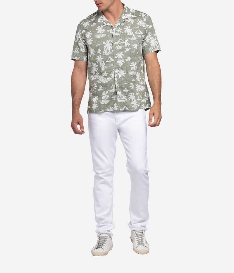 Slam Woven Shirt in Army