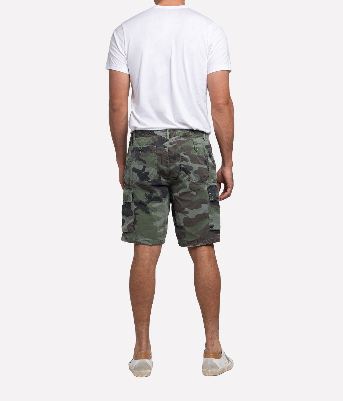 Tyler Woven Short in Camo Moss