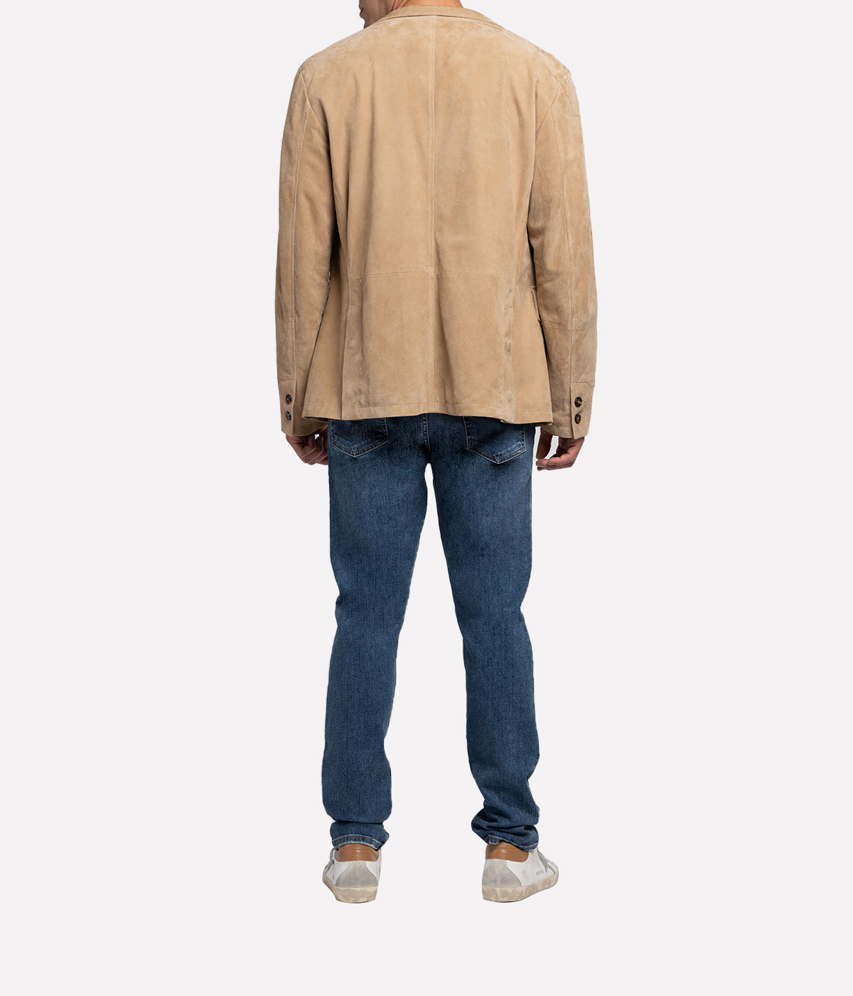 Iconic Suede Jacket in Cammello