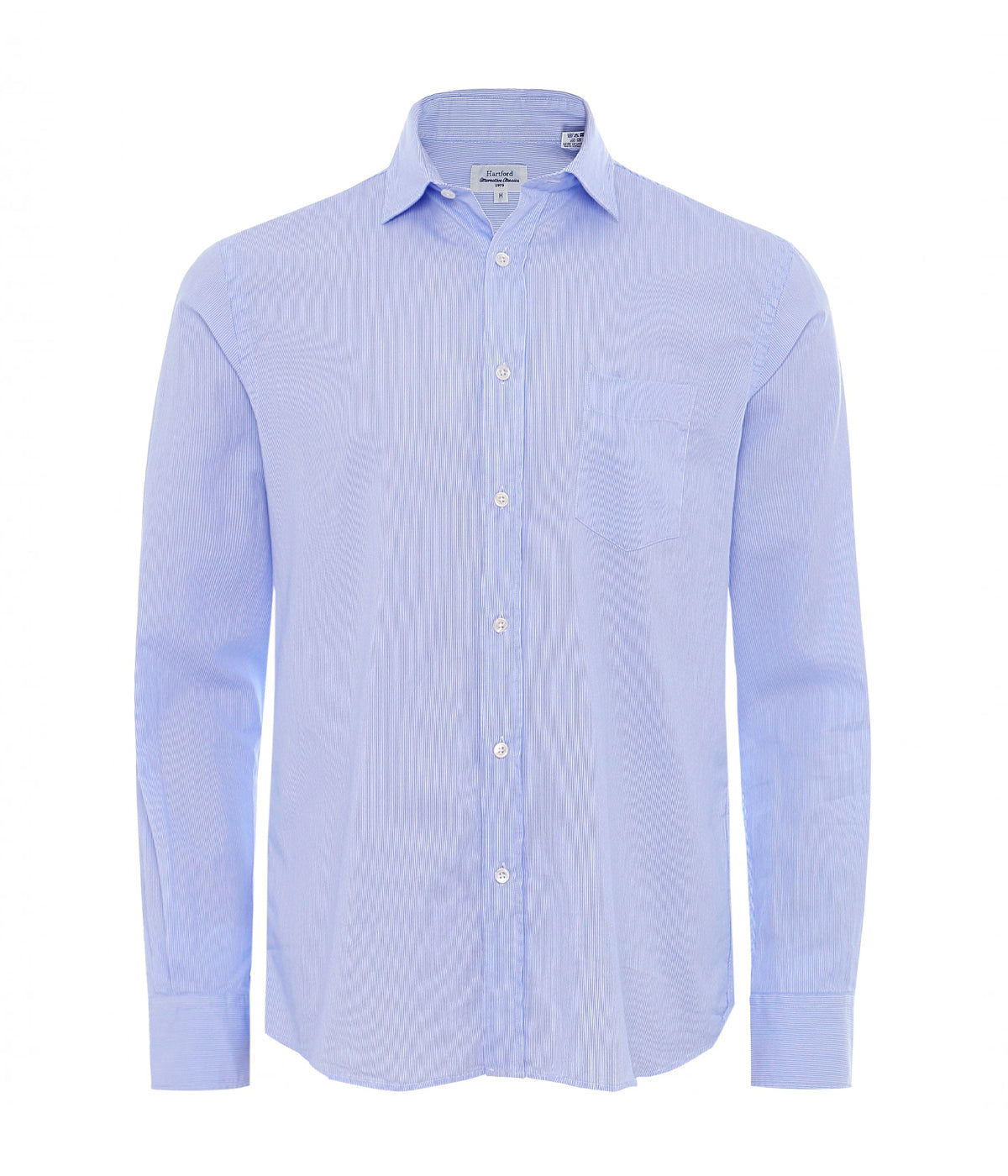 Paul Woven Shirt in Blue Stripe