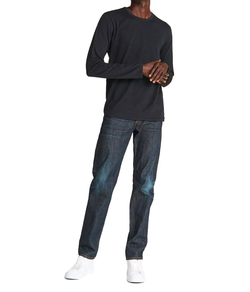 Principle Long Sleeve Base Tee in Black
