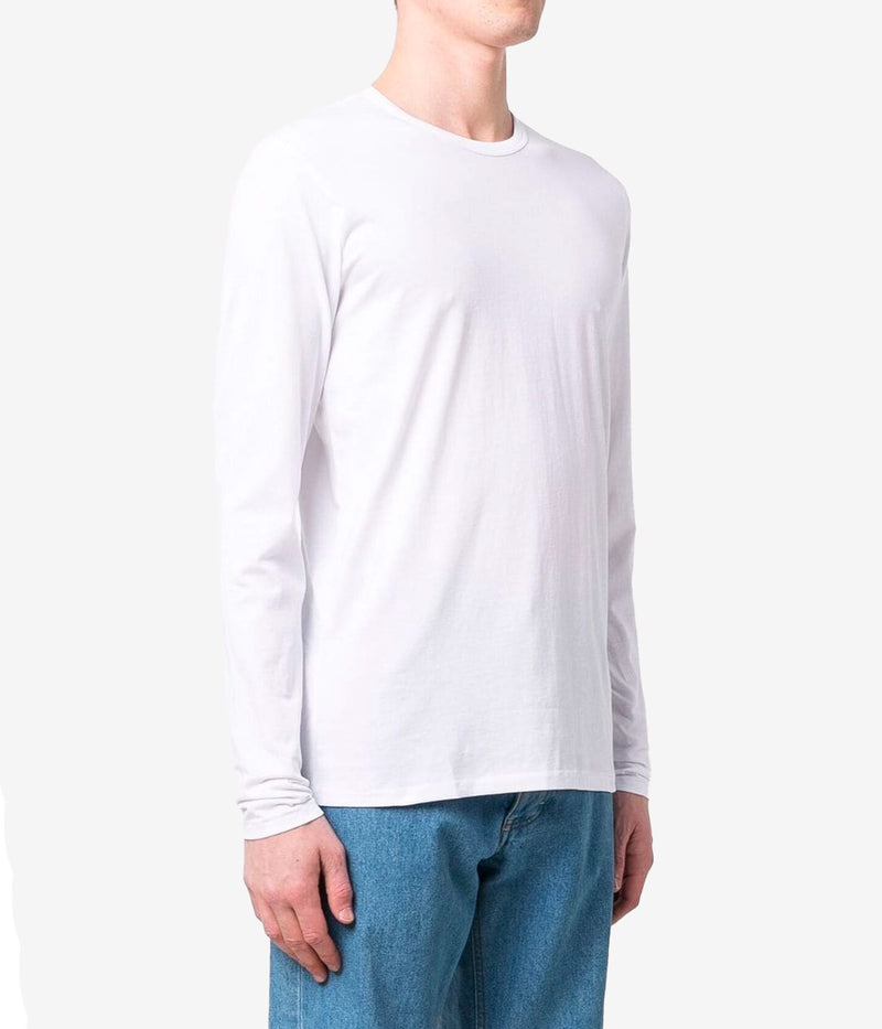 Principle Long Sleeve Base Tee in White