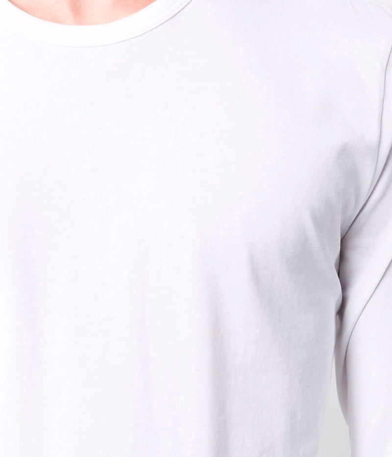 Principle Long Sleeve Base Tee in White