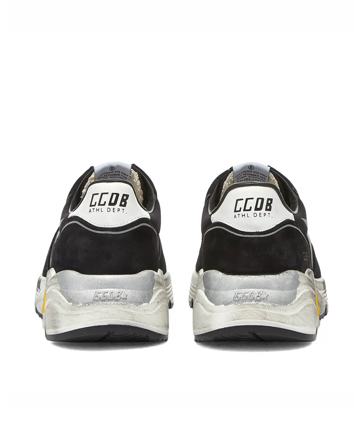Running Solce Lycra upper Print in Black, Silver & White
