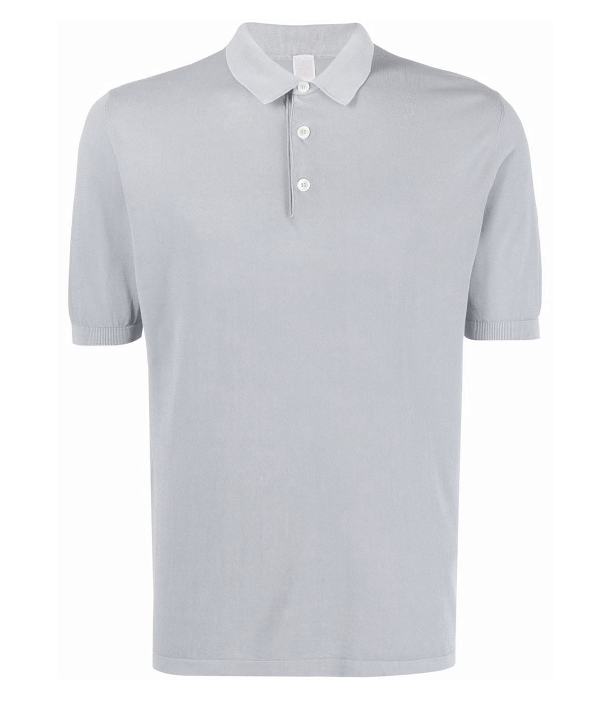 Short Sleeve Polo Shirt in Light Grey