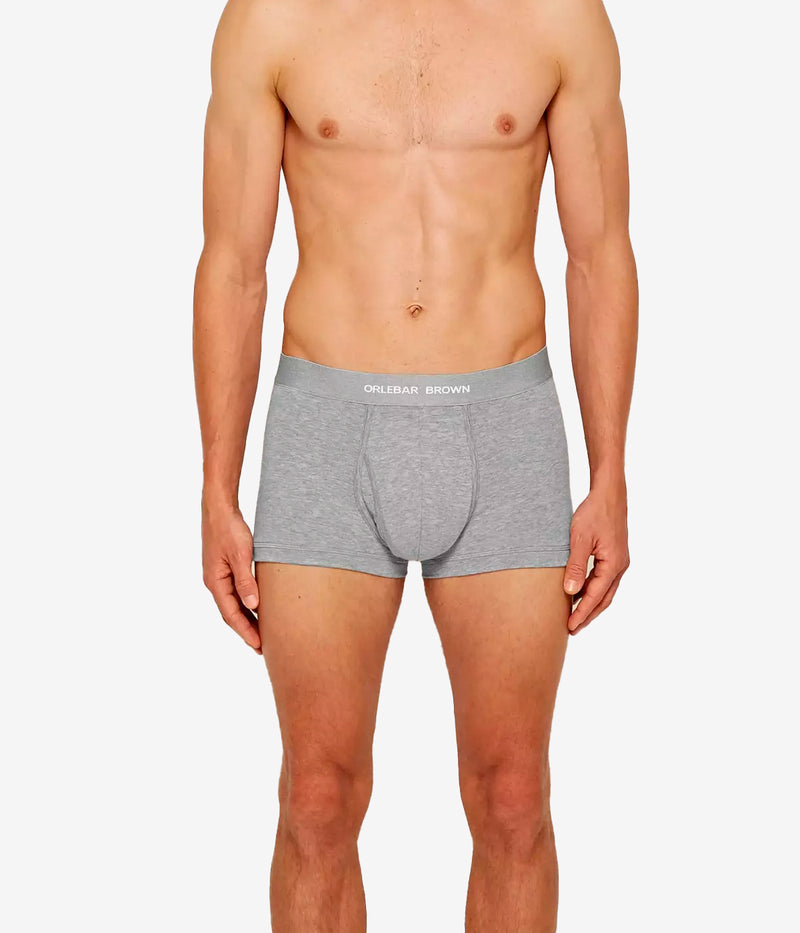 Short Trunk in Pale Grey Melange