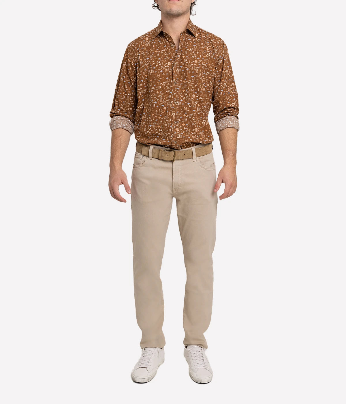 Slim Fit Business Shirt in Waikiki