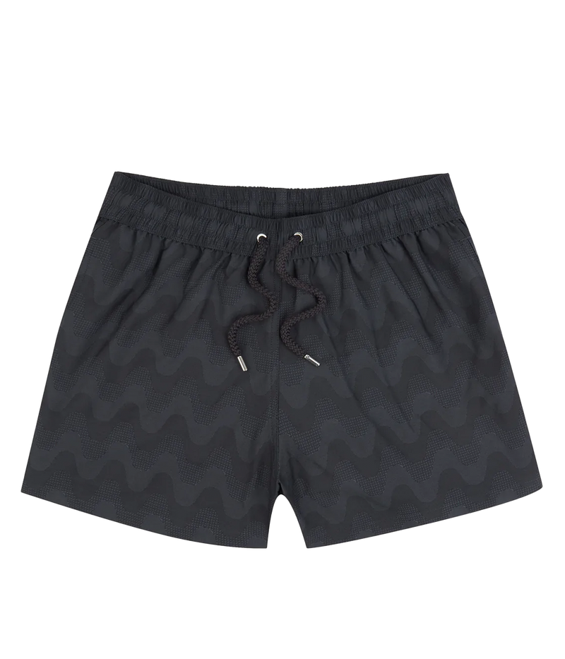 Sport Swim Short Copacabana Jacquard in Rock Grey