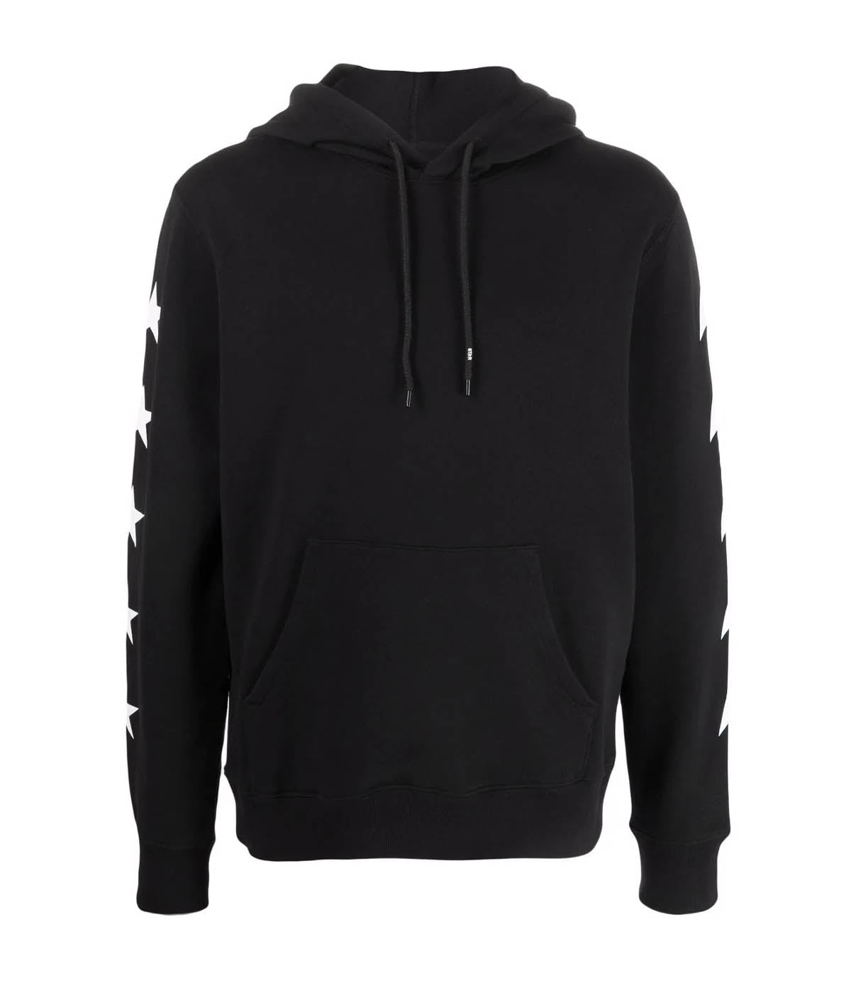 Star Regular Hoodie in Black & White