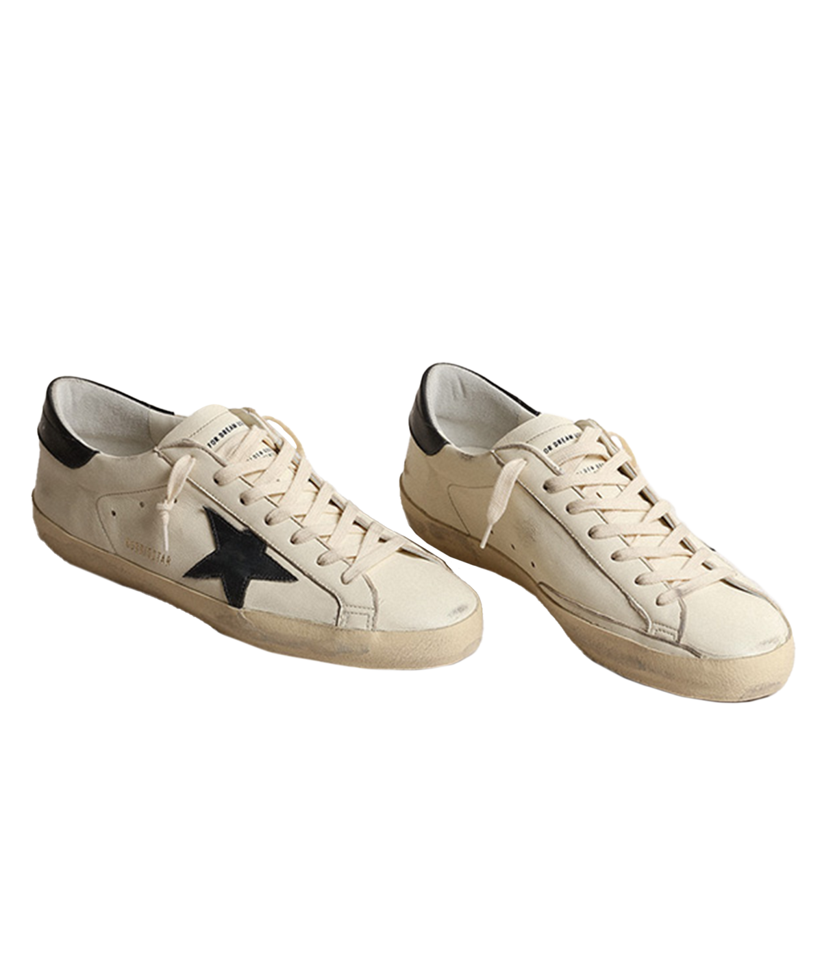 Super-Star Nappa Upper Shiny Leather in Beige & Night Blue