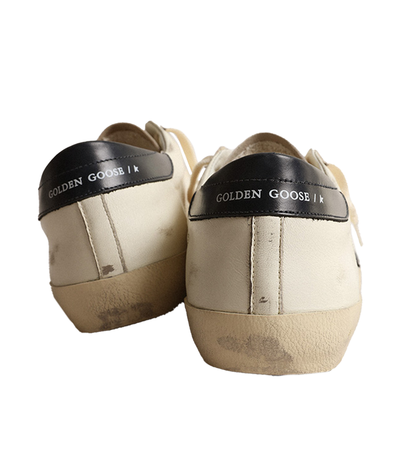 Super-Star Nappa Upper Shiny Leather in Beige & Night Blue