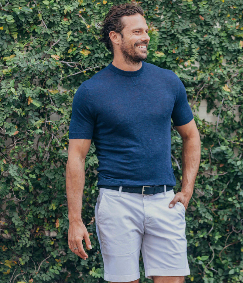 Sweater T-Shirt in Blue