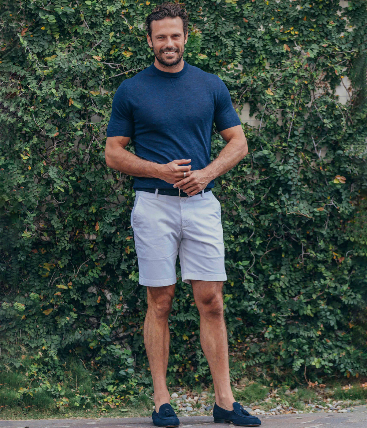 Sweater T-Shirt in Blue
