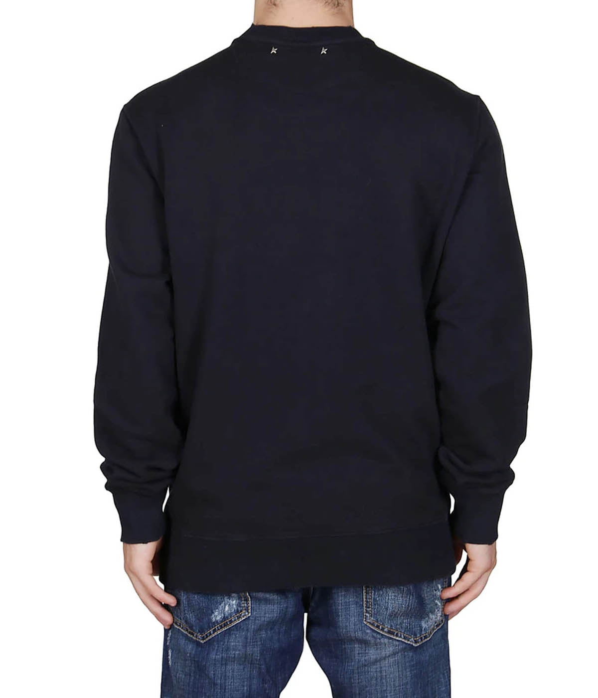 Sweatshirt Archibald Crewneck in Deep Blue & Chai Tea