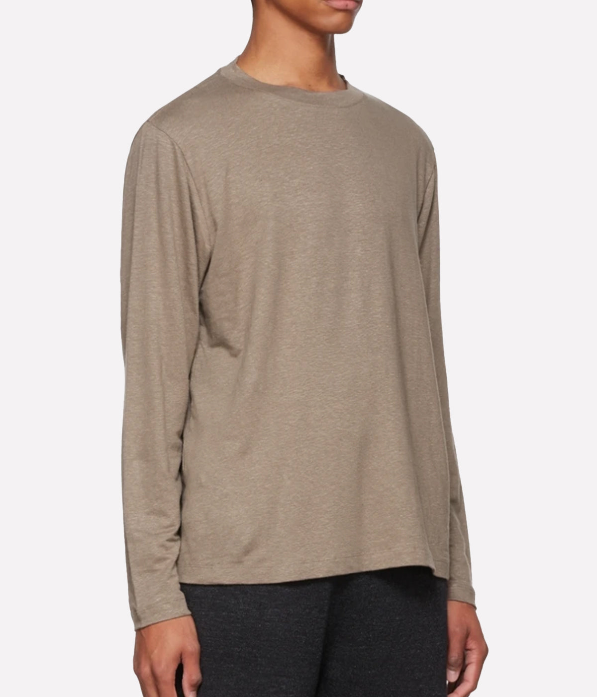 *FINAL SALE* Ryder Long Sleeve T-Shirt in Fossil