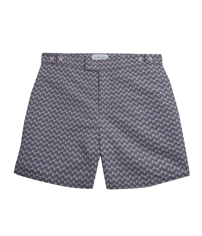 Tailored Swim Short Underwater Copacabana Mirage in Rock Grey