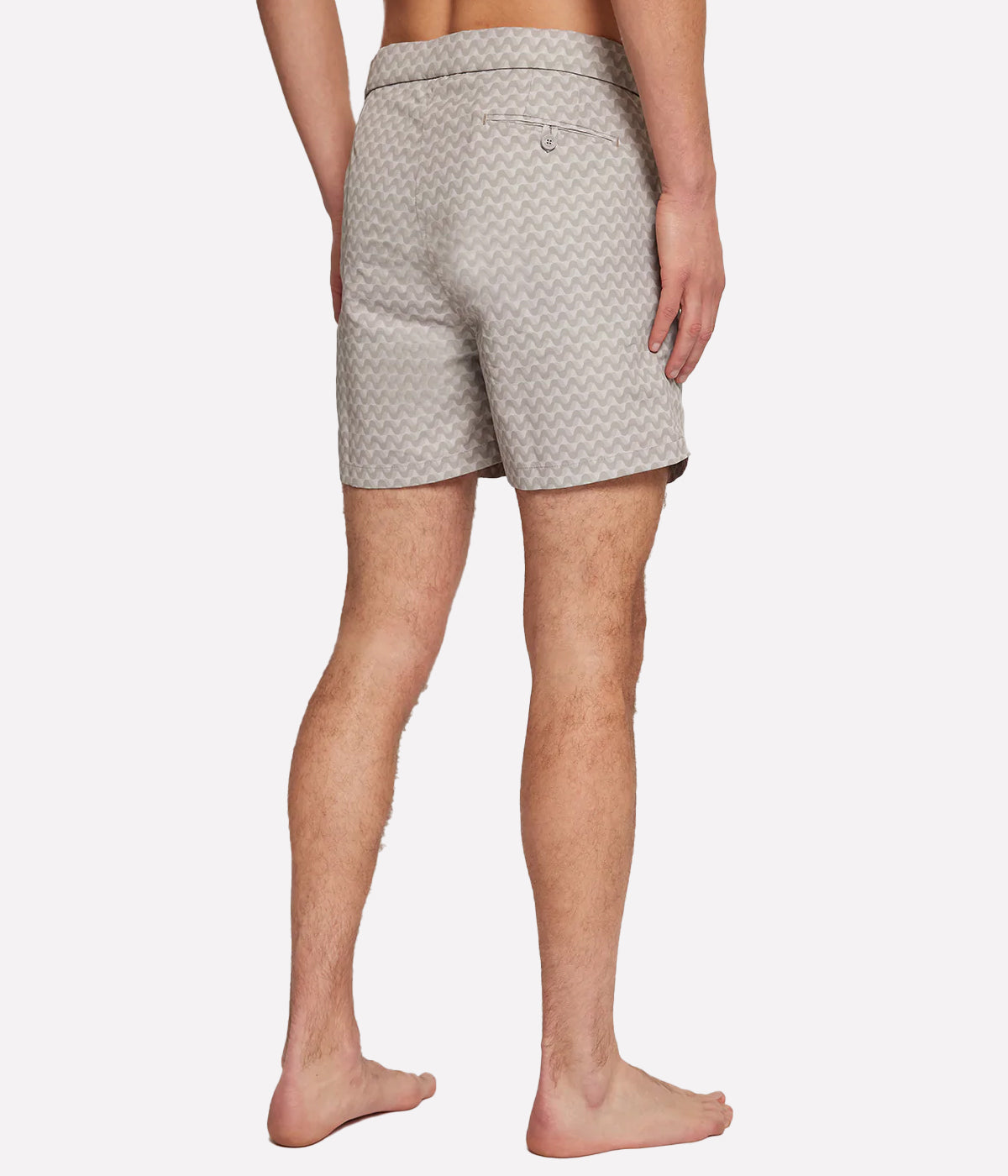 Tailored Swim Short Underwater Copacabana Mirage in Taupe
