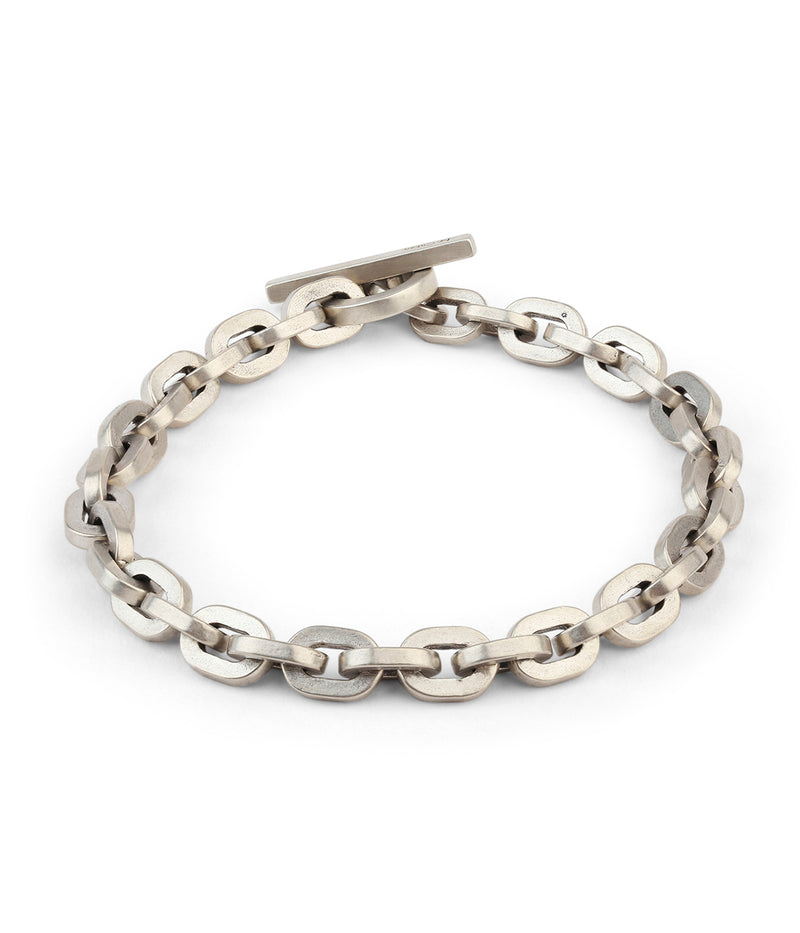 The Mini Cuadro Toggled Bracelet in Silver
