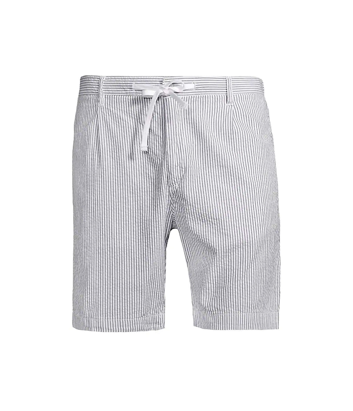 Tyler Woven Short in White & Blue