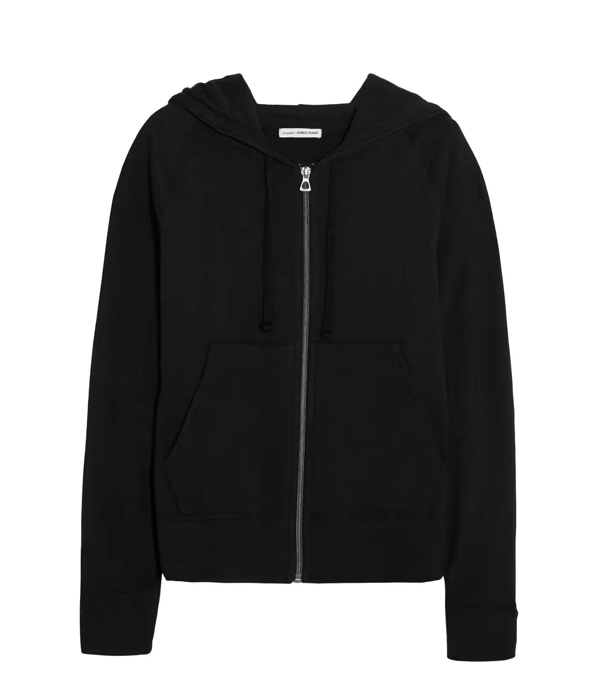 Vintage Cotton Hoodie in Black