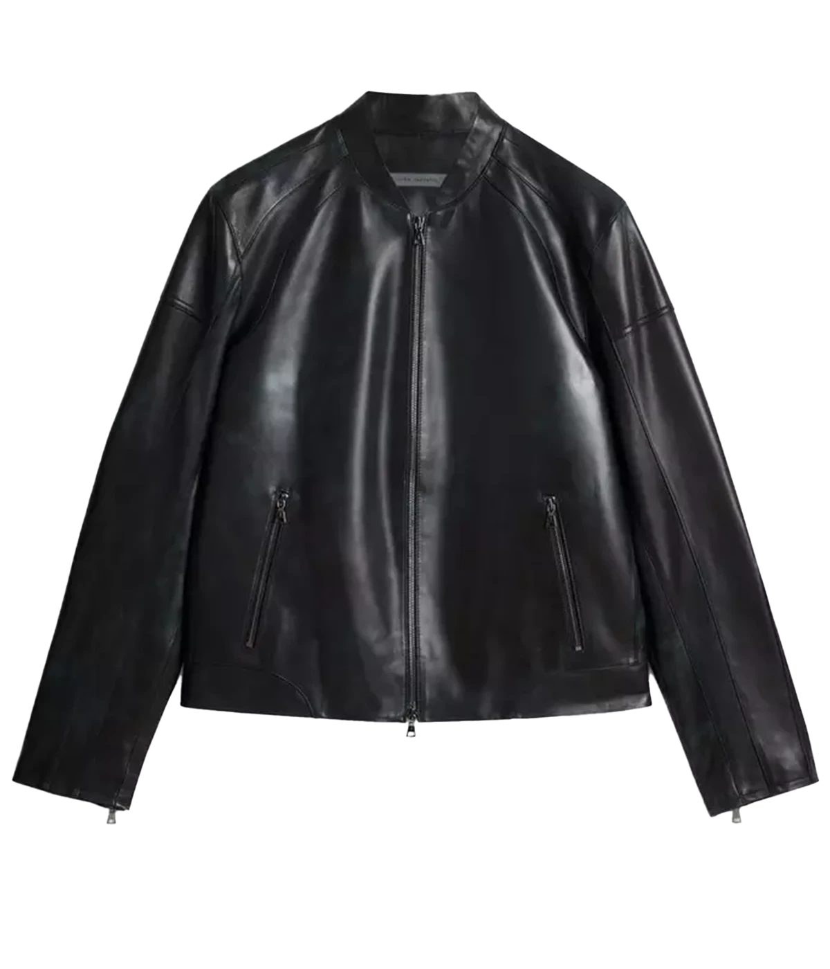 *FINAL SALE* Zip Front Motorcross Jacket in Black