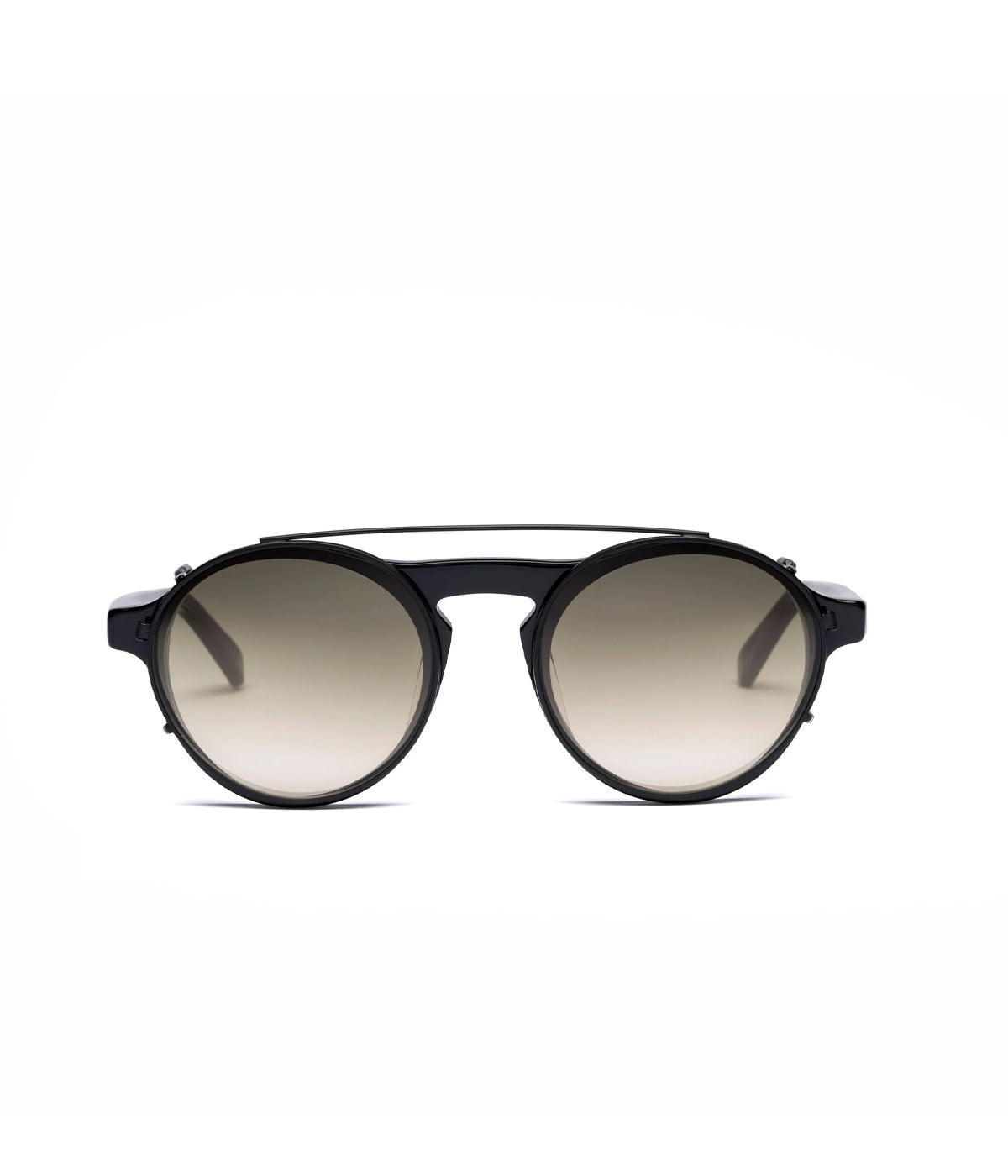 Dyad 12 in Polished Black Acetate & Sage Ombre