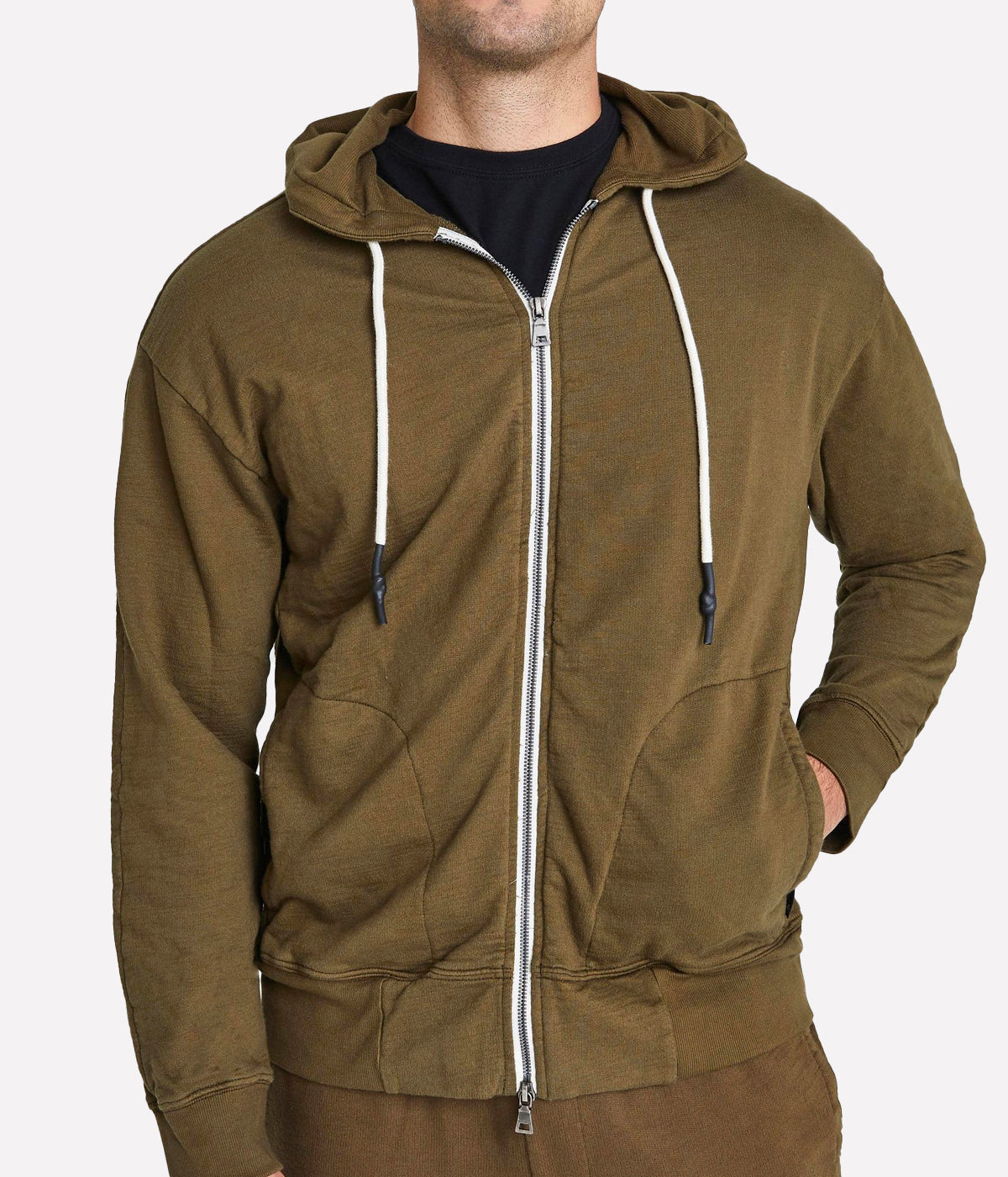 Garo Zip Hoodie in Vintage Nothing Vine