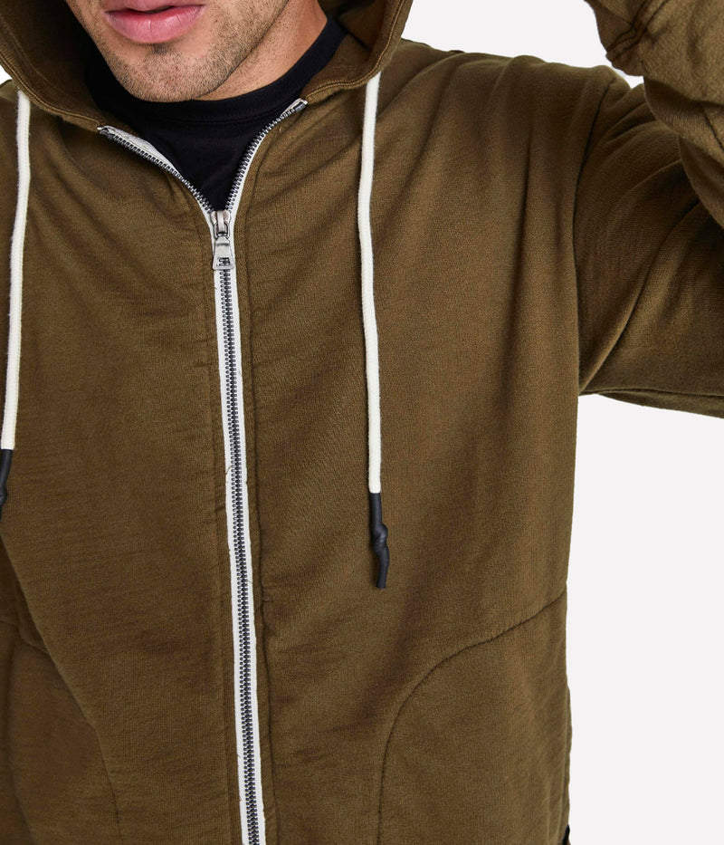 Garo Zip Hoodie in Vintage Nothing Vine
